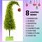 5 Ft Pre-lit Christmas Tree with Metal Stand(Green)20"D x 20"W x 60"H